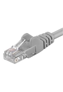 PremiumCord CAT5e UTP 7m šedý síťový kabel