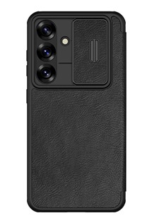 Nillkin Qin Book Pro flipov pouzdro s krytkou kamery pro Samsung Galaxy S25+ ern