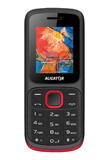 Aligator D210 Dual SIM černo-červený