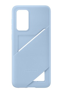 Samsung texturovaný kryt s kapsou na kartu pro Samsung Galaxy A33 5G bleděmodrý (EF-OA336TLEGWW)