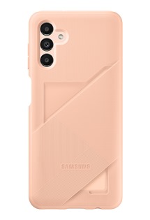 Samsung texturovaný kryt s kapsou na kartu pro Samsung Galaxy A13 5G růžový (EF-OA136TPEGWW	)