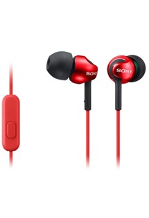 SONY MDR-EX110AP sluchátka červená