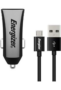 Energizer Ultimate nabíječka do auta s kabelem USB-A / micro USB 1m černá