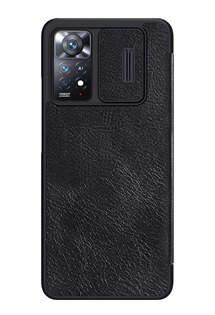 Nillkin Qin Book Pro flipové pouzdro s krytkou kamery pro Xiaomi Redmi Note 11 Pro černé