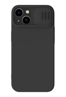 Nillkin CamShield Silky Magnetic zadn silikonov kryt s krytkou kamery pro Apple iPhone 14 ern