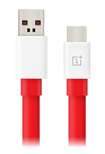 OnePlus Warp Charge USB-A / USB-C, 1m červený kabel