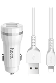 HOCO Z27 nabíječka s kabelem USB-A / Lightning bílá
