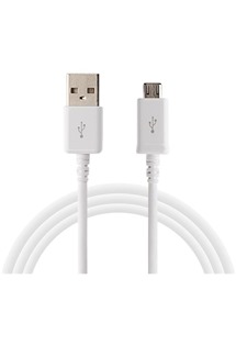 Samsung USB-A / micro USB 1,5m bílý kabel bulk (ECB-DU4EWE)
