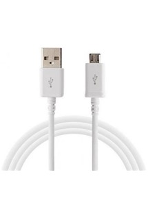 Samsung USB / micro USB, 1m bílý kabel, bulk (EP-DG925UWE)