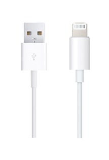 MD819 USB-A / Lightning, 2m bílý kabel pro Apple, bulk