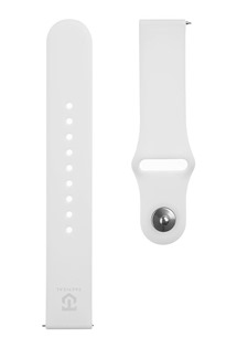 Tactical Classic silikonový řemínek 20mm Quick Release pro smartwatch bílý