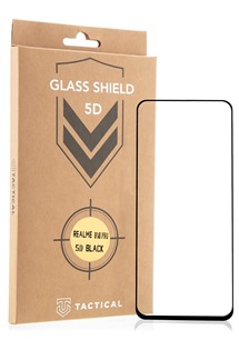 Tactical Glass Shield tvrzené sklo pro realme 8 / 8 Pro Full Frame černé