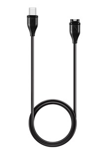 Tactical USB-C nabíjecí a datový kabel pro Garmin Fenix 5 / 6 / 7 1m černý