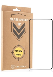 Tactical Glass Shield tvrzené sklo pro Motorola Moto G52 Full Frame černé