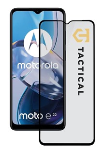 Tactical Glass Shield tvrzené sklo pro Motorola Moto E22 / E22i Full Frame černé