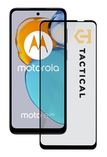 Tactical Glass Shield tvrzené sklo pro Motorola Moto E22s Full Frame černé