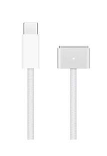Apple USB-C / MagSafe 3, 2m bílý kabel, bulk (MLYV3ZM/A)