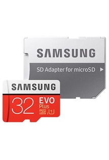 Samsung EVO+ microSDHC 32GB Class 10 + SD adaptér (MB-MC32GA/EU)