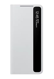 Samsung Clear View flipové pouzdro pro Samsung Galaxy S21 Ultra šedý