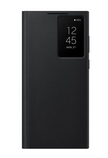 Samsung Clear View flipové pouzdro pro Galaxy S22 Ultra černé (EF-ZS908CBEGEE)