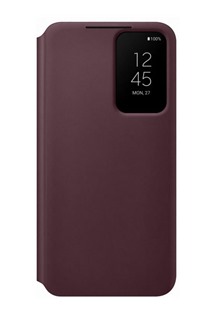 Samsung Clear View flipové pouzdro pro Galaxy S22 Burgundy (EF-ZS901CEEGEE)