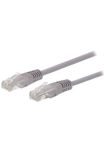 C-TECH patchcord Cat5e UTP 2m šedý síťový kabel