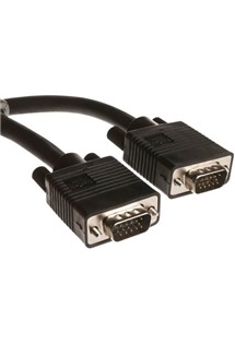 C-TECH VGA / VGA, 3m černý kabel