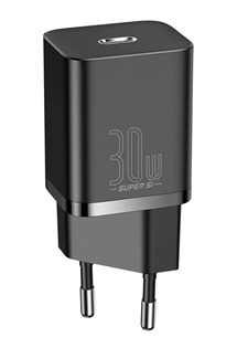 Baseus Super Si 30W PD nabíječka do sítě černá