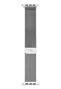 CELLFISH magnetick emnek milnsk tah Apple Watch 42 / 44 / 45 / 49mm stbrn