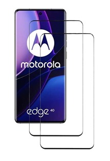 CELLFISH DUO 5D tvrzen sklo pro Motorola Edge 40 Full-Frame ern 2ks