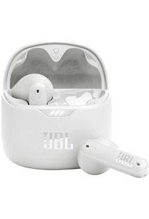 JBL Tune Flex bezdrátová sluchátka s aktivním potlačením hluku bílá