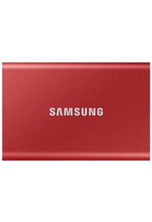 Samsung T7 externí SSD disk 500GB červený (MU-PC500R / WW	)
