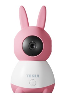 Tesla Smart Camera 360 Baby chůvička růžová
