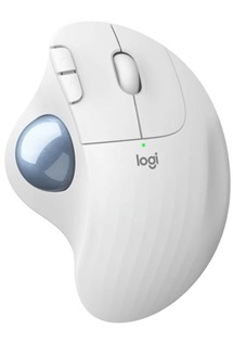 Logitech M575 bezdrátová myš bílá