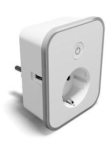 Tesla Smart Plug 2 USB chytrá zásuvka s dálkovým ovládáním a sledováním spotřeby