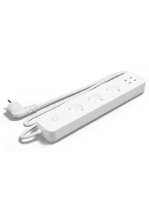 TESLA Smart Power Strip 3 + 4 USB-A prodlužovací kabel s dálkovým ovládáním a sledováním spotřeby