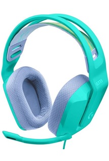 Logitech G335 drátová herní sluchátka přes hlavu zelená