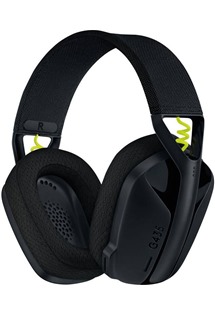 Logitech G435 bezdrátová herní sluchátka přes hlavu černá