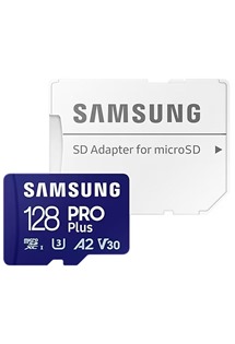 Samsung PRO Plus microSDXC 128GB + SD adaptr