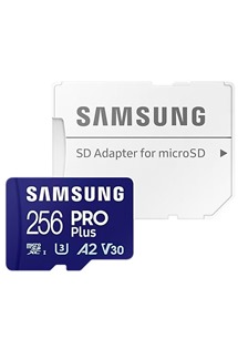 Samsung PRO Plus microSDXC 256GB + SD adaptér