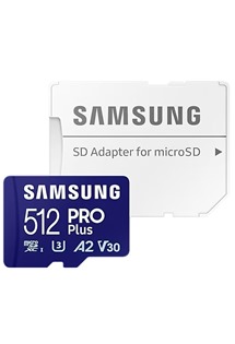 Samsung PRO Plus microSDXC 512GB + SD adaptér