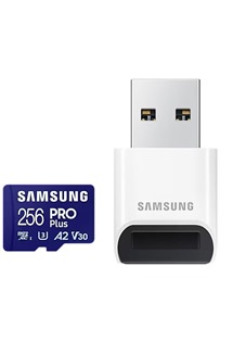 Samsung PRO Plus microSDXC 256GB + USB-A adaptr
