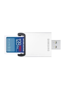 Samsung  PRO PLUS SDXC 128GB + USB-A adaptér (180 MB/s)