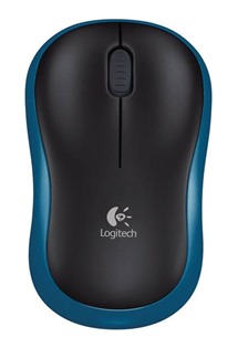 Logitech M185 bezdrátová myš modrá