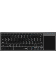 YENKEE YKB 5000CS WL bezdrátová klávesnice s touchpadem šedá