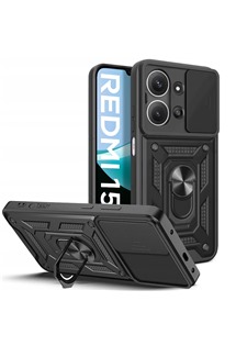 Tech-Protect CamShield zadn� kryt s krytkou kamery / stoj�nkem pro Xiaomi Redmi 15C �ern�
