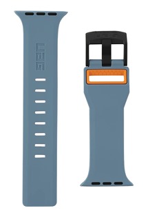 UAG Civilian silikonový řemínek pro Apple Watch 42/44/45mm modrý/oranžový