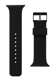 UAG DOT Strap silikonový řemínek pro Apple Watch 42 / 44 / 45 / 49mm černý