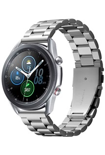 Spigen Modern Fit Watch Band nerezový řemínek 22mm Quick Release pro smartwatch stříbrný