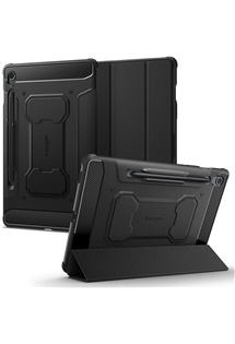Spigen Rugged Armor Pro flipov pouzdro pro Samsung Galaxy Tab S9 FE ern